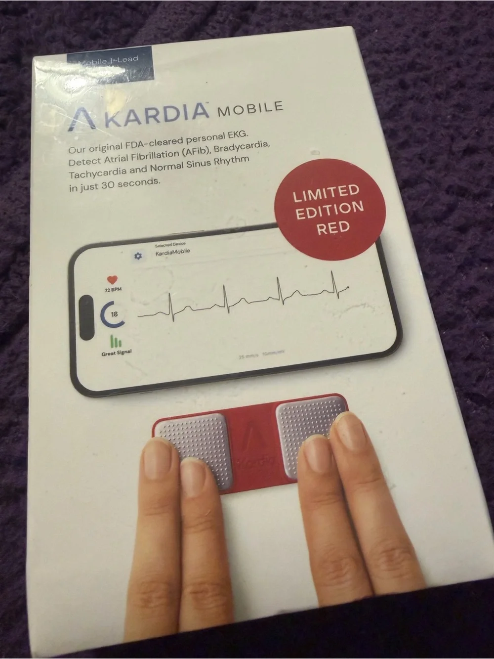New !!! Limited Edition Red Personal EKG Monitor